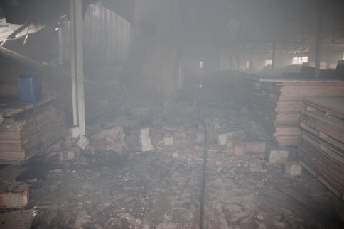 Yılpar Parke Fabrikasında Yangın!