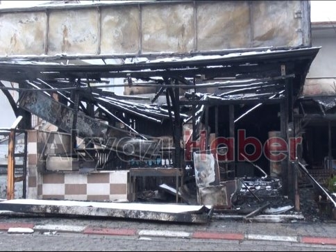 Kuzuluk Kaplıca Kebapçısında Yangın