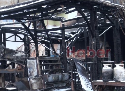 Kuzuluk Kaplıca Kebapçısında Yangın