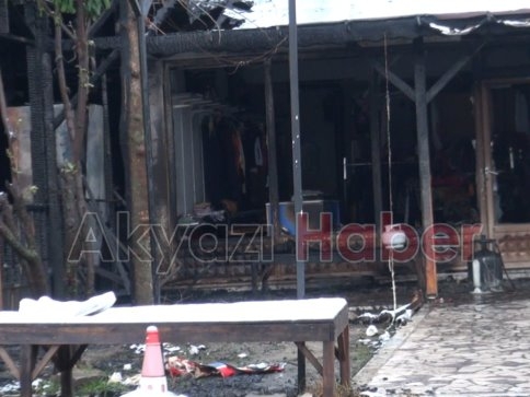 Kuzuluk Kaplıca Kebapçısında Yangın