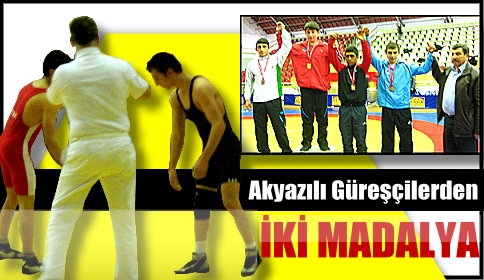 Akyazı'lı Güreşçilerden İki Madalya