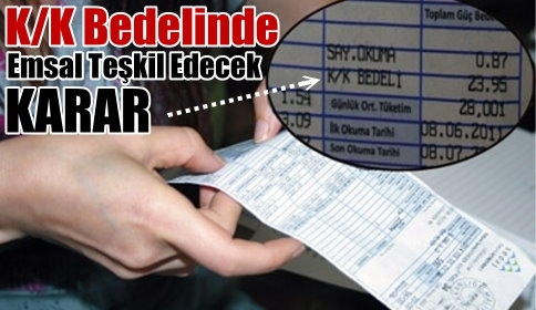 Kayıp-Kaçak Bedelinde Emsal Niteliğinde Karar