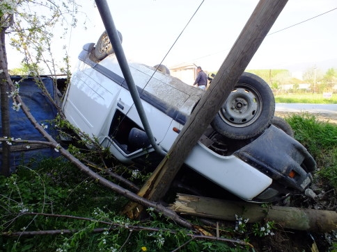 Hastane Yolunda trafik Kazası