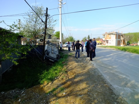 Hastane Yolunda trafik Kazası