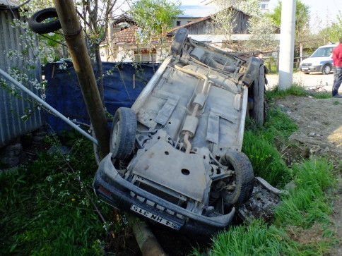 Hastane Yolunda trafik Kazası