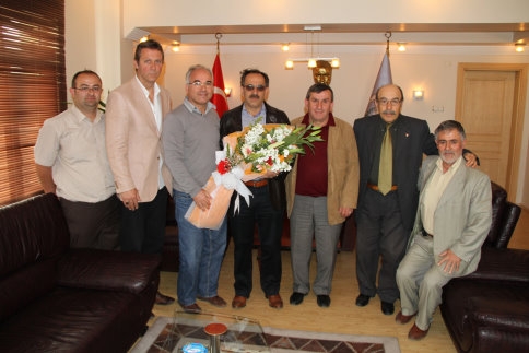 Sakarya  Futbol Antrenörleri  Derneğinden Başkan Yazıcı'ya Ziyaret!
