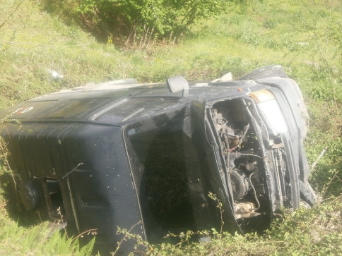 Para Nakil Aracı Kaza Yaptı!