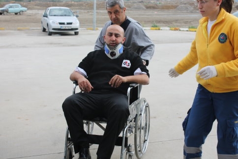 Para Nakil Aracı Kaza Yaptı!