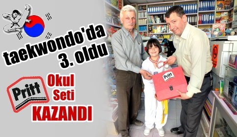 Taekwondo Üçüncüsüne Hediye