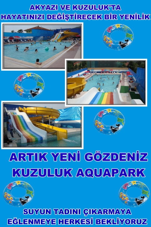 Kuzuluk Aquapark Açıldı.!