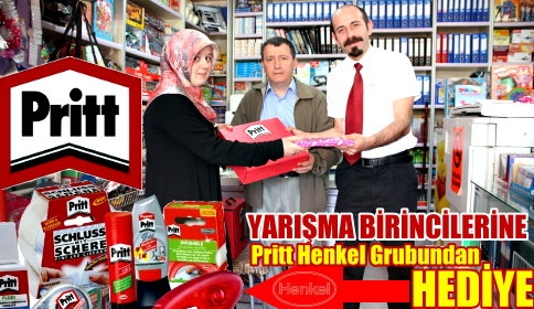 Yarışma Birincilerine Pritt'ten Hediye