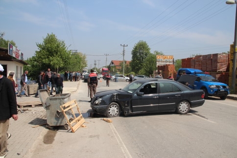 Karaçalılık Yolunda Trafik Kazası