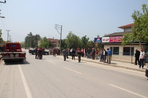 Karaçalılık Yolunda Trafik Kazası