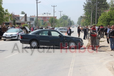 Karaçalılık Yolunda Trafik Kazası