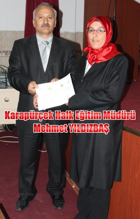 Kursiyerlere Belgeleri Törenle Verildi