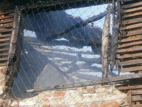 Akyazı Güzlek Köyünde Ev Yangını!