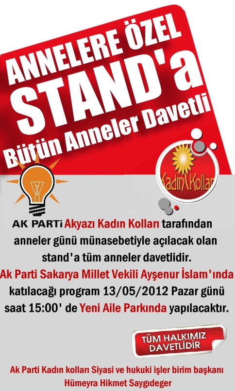 Bütün Annelere Davet