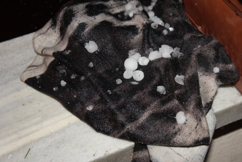 Akyazı'da Şiddetli Dolu Yağışı