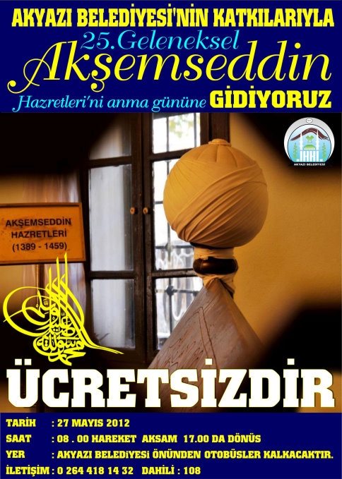 Geleneksel Akşemsettin Anma Günleri