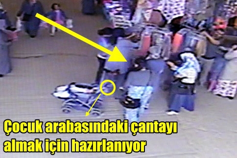 Hırsızlık Yapan Kadın Kameraya Böyle Yakalandı
