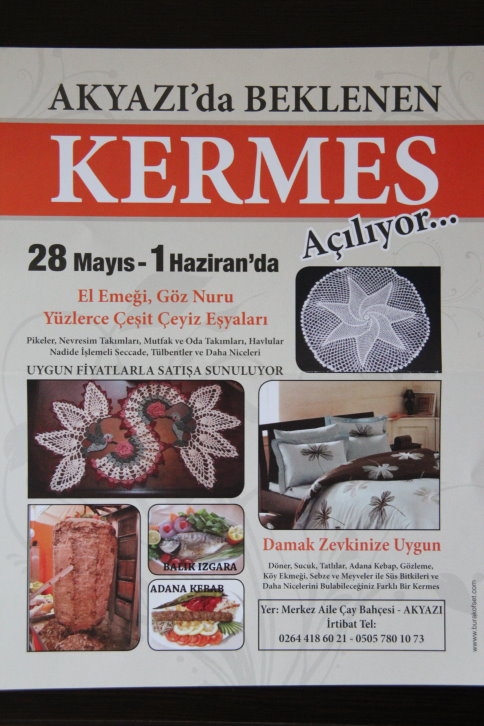 Akyazı’da Beklenen Kermes Açılıyor.