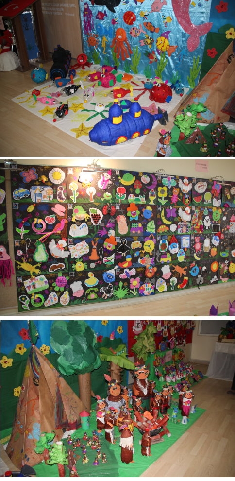 Gülistan çocuk yuvası sergisi törenle açıldı