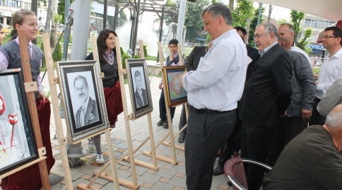 Resim Sergisi Törenle Açıldı!