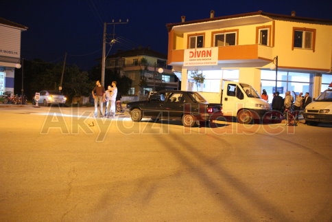 Batakköy Yolunda Kaza