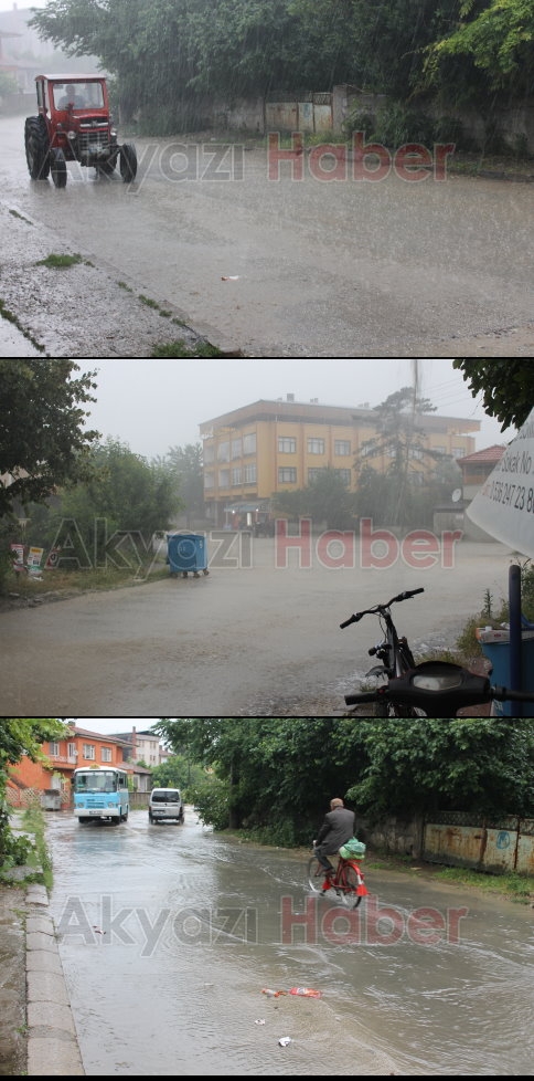 5 Dakikalık Yağmur Hayatı Felç Etti