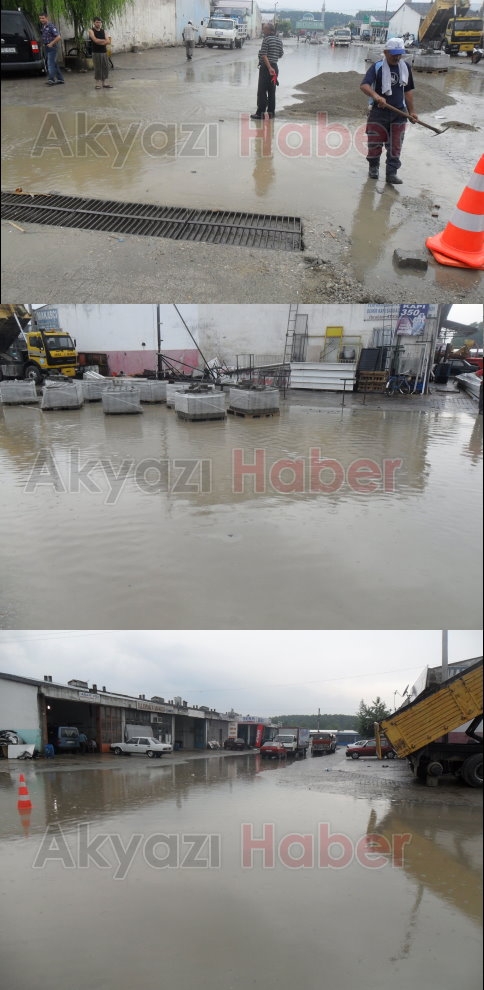 5 Dakikalık Yağmur Hayatı Felç Etti