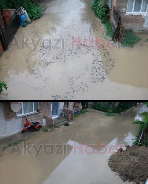 5 Dakikalık Yağmur Hayatı Felç Etti