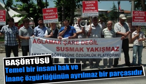 279.Başörtüsüne Özgürlük Basın Açıklaması