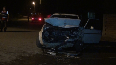 Altındere Osmanağa Mahesinde Trafik Kazası