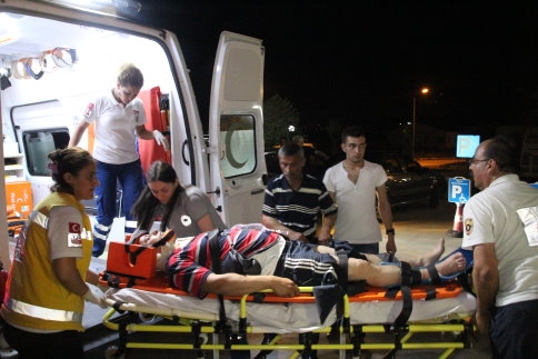 Altındere Osmanağa Mahesinde Trafik Kazası