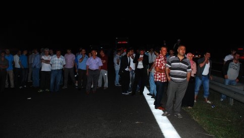 Otobanda Tır Yangını