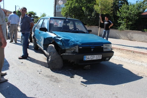 Pazaryeri Önünde Trafik Kazası