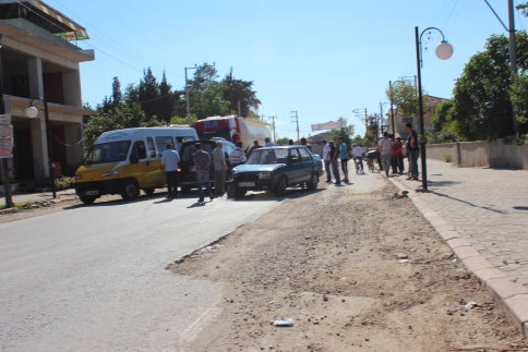Pazaryeri Önünde Trafik Kazası