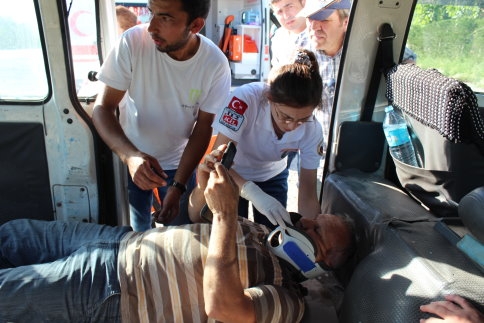 Araca Çarpmamak İçin Yol Kenarına Yanaşınca 