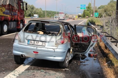 Seyir Halinde Araç Kül Oldu