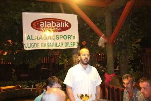 Alaağaçspor'dan 1. Lig Kutlaması