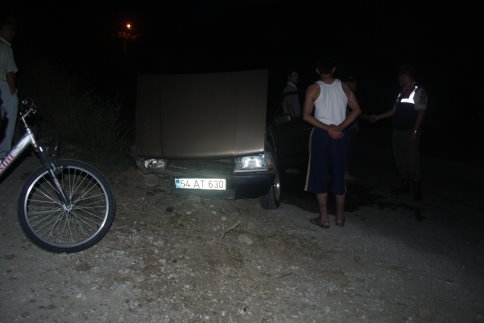 Taşburun Kuzuluk Yolunda Kaza