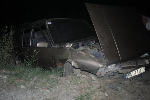 Taşburun Kuzuluk Yolunda Kaza