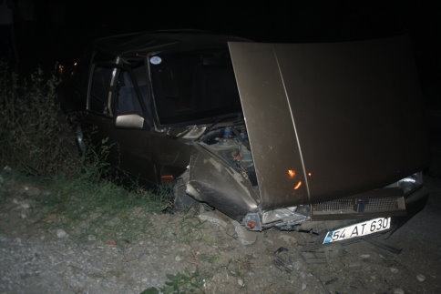 Taşburun Kuzuluk Yolunda Kaza