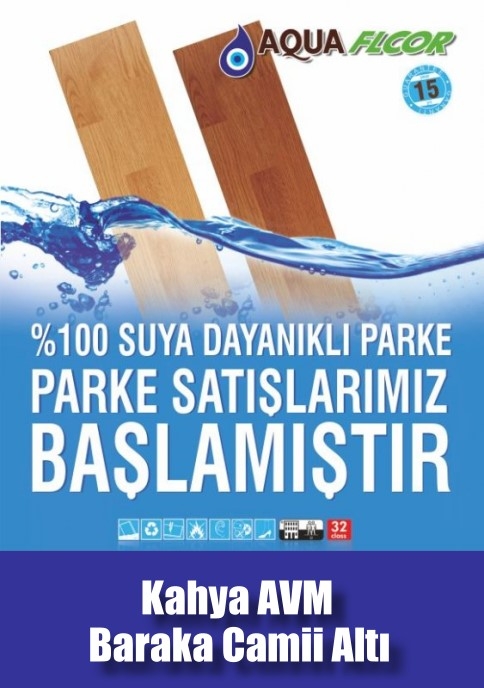 %100 Su Geçirmeyen Parke Satışlarımız Başladı!