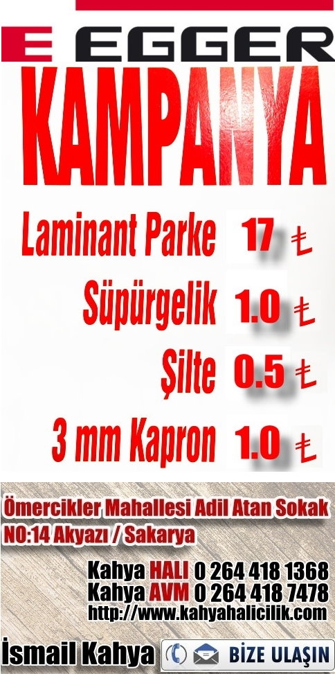 %100 Su Geçirmeyen Parke Satışlarımız Başladı!