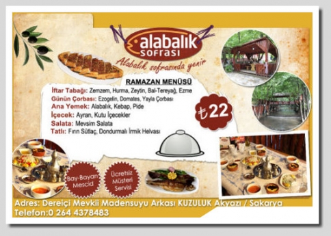 Kuzuluk Alabalık Sofrası İftar'da Sizi Bekliyor!