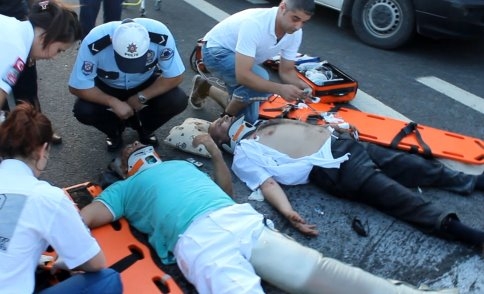 Kaza Anından İlk Görüntüler