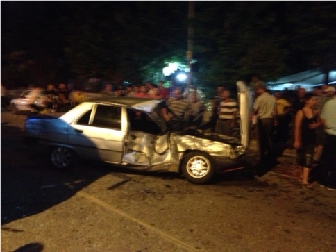 Yeni Camide Trafik kazası