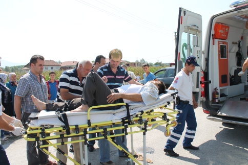 Motosiklet Kazasında 1 Kişi Yaralandı