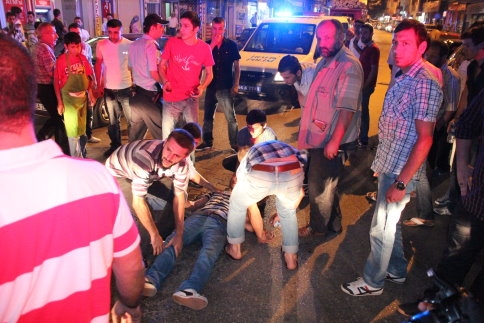 Ada Caddesinde Motosiklet Kazası